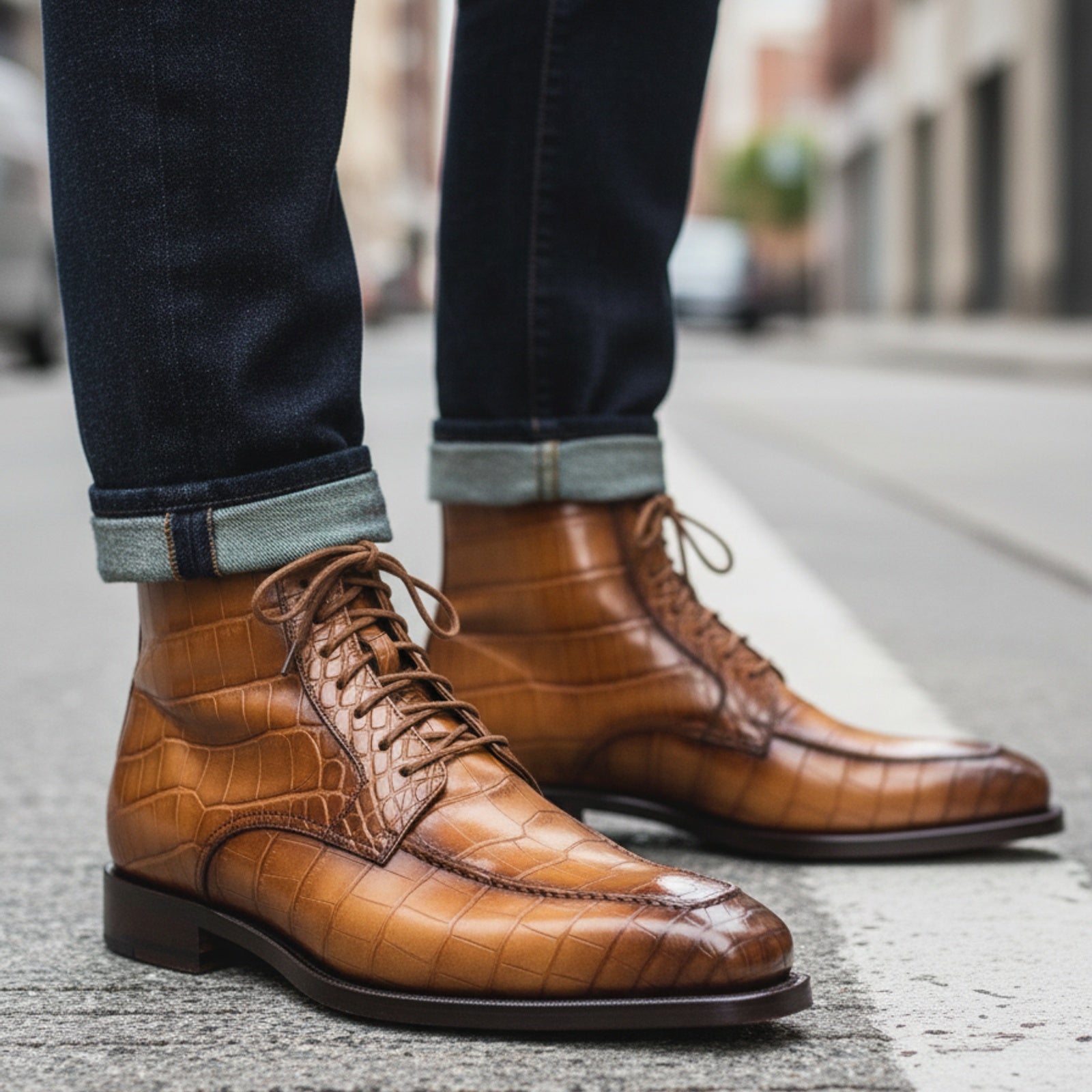Exotic Embossed Boots