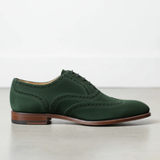 dark green side view of product