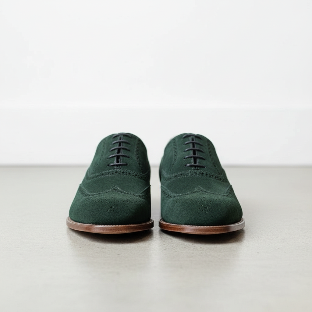 dark green front view of product
