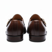 Men's Two-Tone Leather Tassel Dress Shoes - back-view