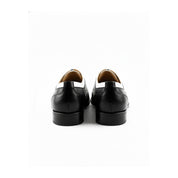 Handmade Mens Spectator Shoes, Men Black and White Lace Up Shoes, Shoes - back-view