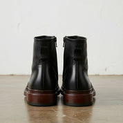back-view - Men's Ankle Boots, Leather Ankle Boots, Casual Leather Boots