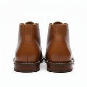 Men's Antique Brown Leather Chukka Boots - back-view