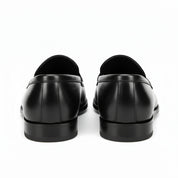 back-view - Men's Black Leather Moccasins