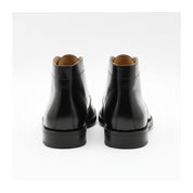 back-view - Men's Black Patent Leather Dress Boots
