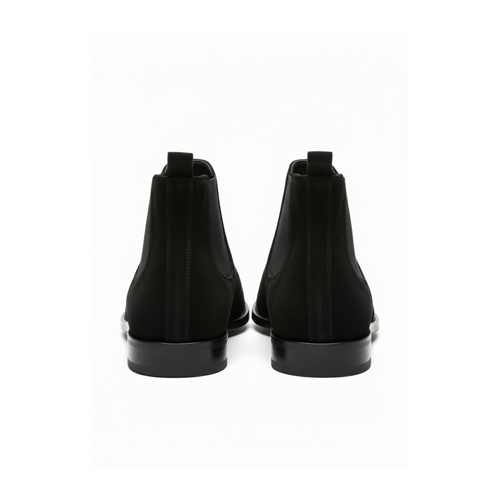 back-view - Men's Black Suede Chelsea Boots