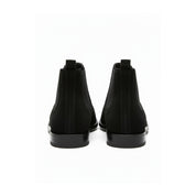 back-view - Men's Black Suede Chelsea Boots