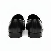 back-view - Men's Brown Cow Leather Loafers