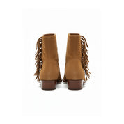 back-view - Men's Brown Leather Ankle Boots