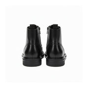 back-view - Men's Brown Leather Brogue Boots