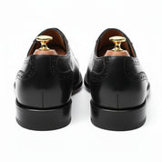 back-view - Men's Brown Leather Brogue Shoes