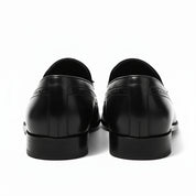 back-view - Men's Brown Leather Casual Loafers