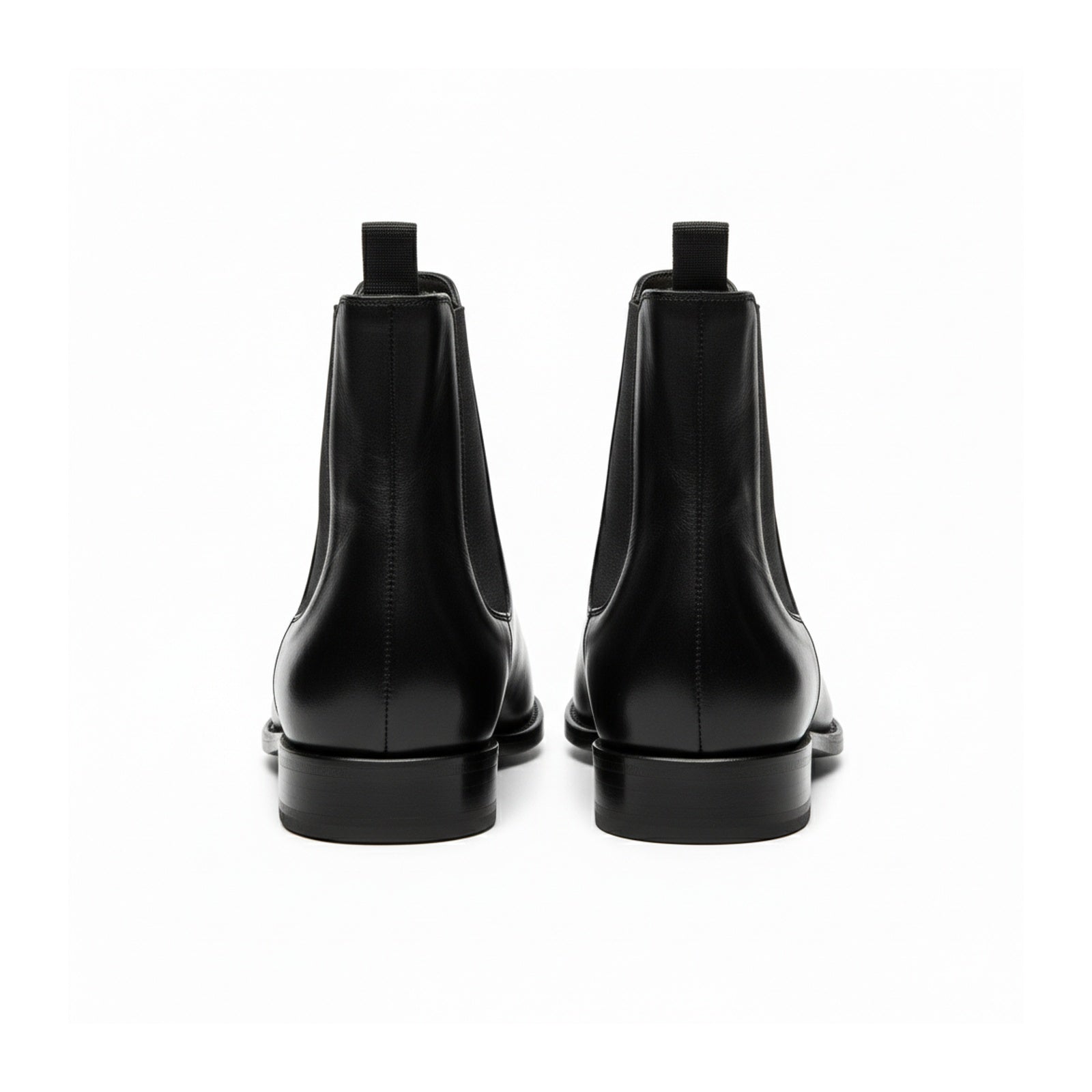 back-view - Men's Brown Leather Chelsea Boots