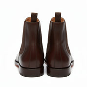 back-view - Men's Brown Leather Chelsea Boots