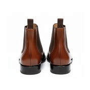 back-view - Men's Brown Leather Chelsea Boots
