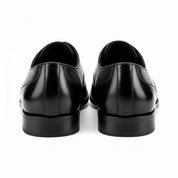 back-view - Men's Brown Leather Derby Shoes