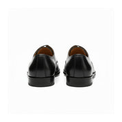 back-view - Men's Brown Leather Dress Oxfords