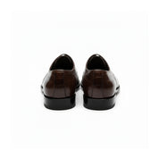 back-view - Men's Brown Leather Dress Shoes