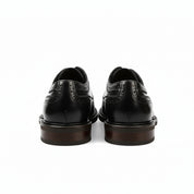 back-view - Men's Brown Leather Dress Shoes