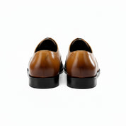 back-view - Men's Brown Leather Formal Dress Shoes