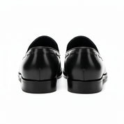 back-view - Men's Brown Leather Loafers