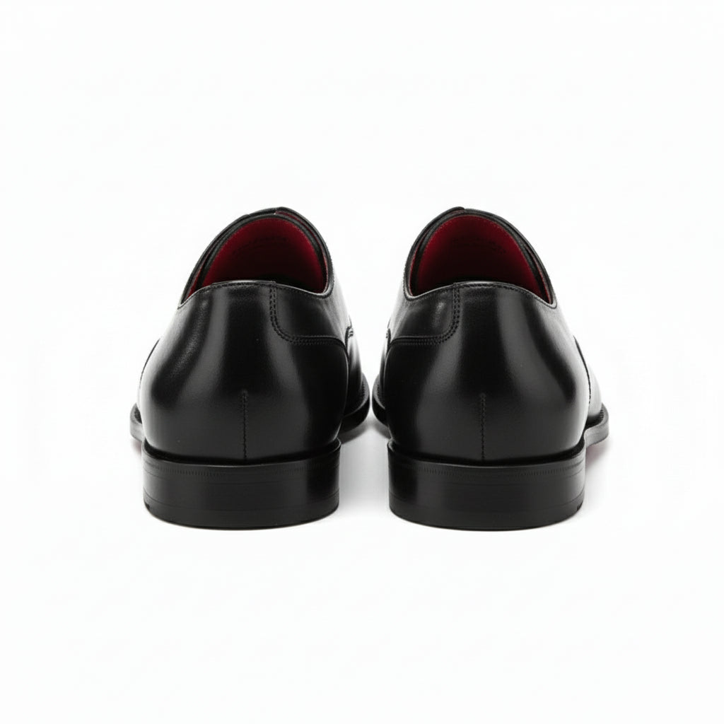 back-view - Men's Brown Leather Oxford Shoes