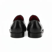 back-view - Men's Brown Leather Oxford Shoes