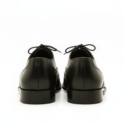 back-view - Men's Brown Leather Wingtip Oxford Shoes