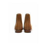 back-view - Men's Brown Suede Chelsea Boots