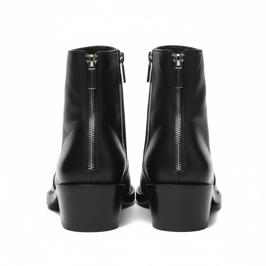 back-view - Men's Brown Suede Chelsea Boots