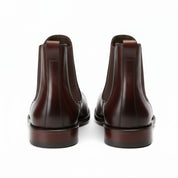 back-view - Men's Brown Suede Chelsea Boots