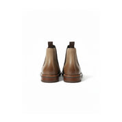 back-view - Men's Brown Suede Chelsea Boots