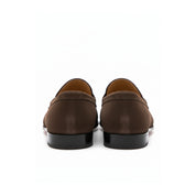 back-view - Men's Brown Suede Loafers