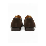 back-view - Men's Brown Suede Moccasin Loafers