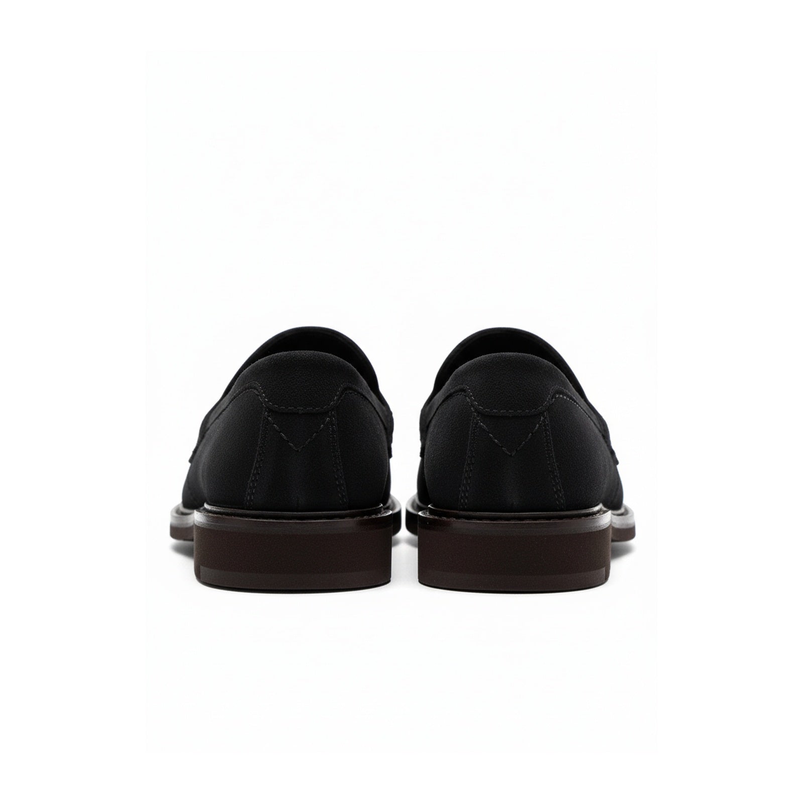back-view - Men's Classic Suede Slip-On Loafers