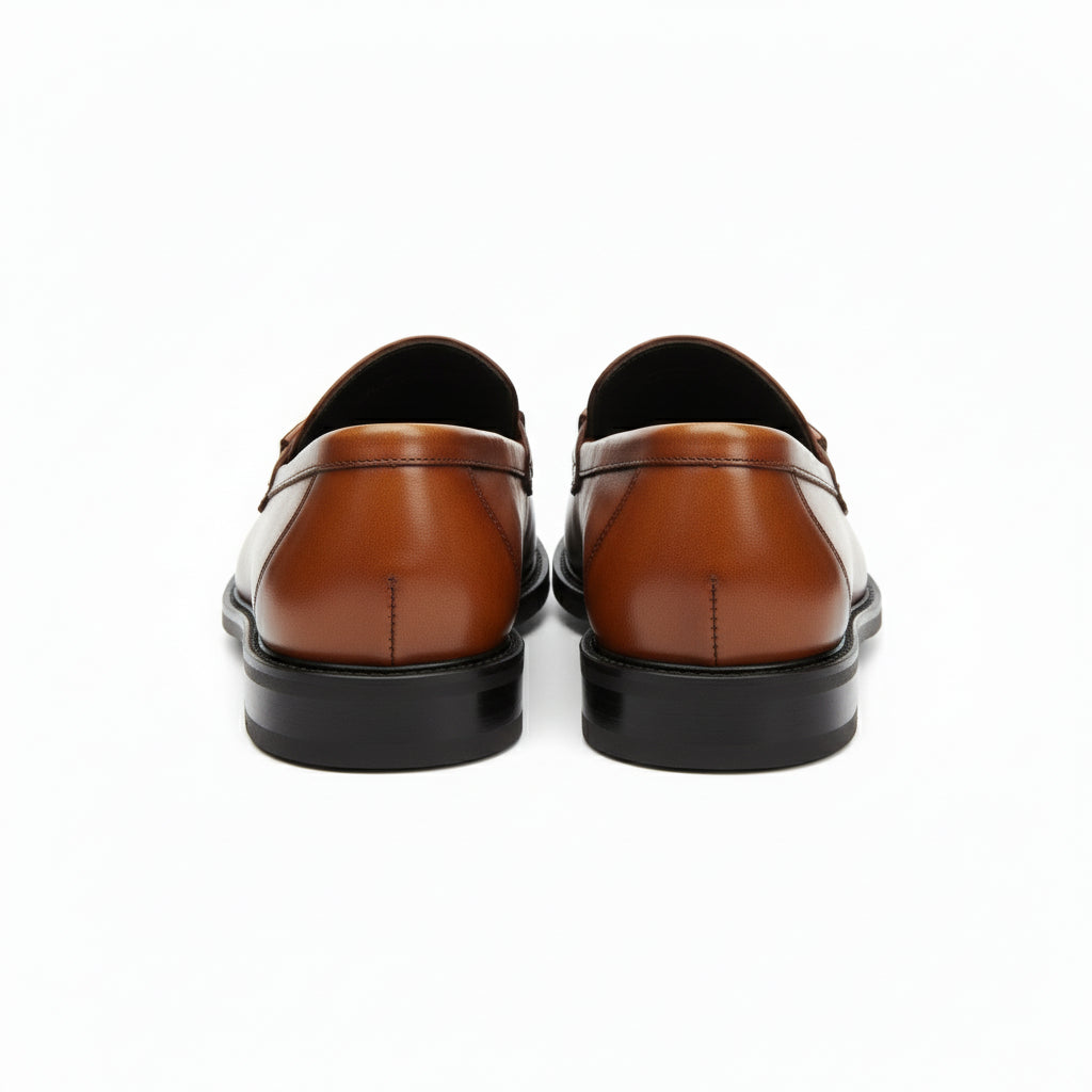 back-view - Men's Cow Leather Classic Loafers