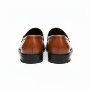 back-view - Men's Cow Leather Classic Loafers