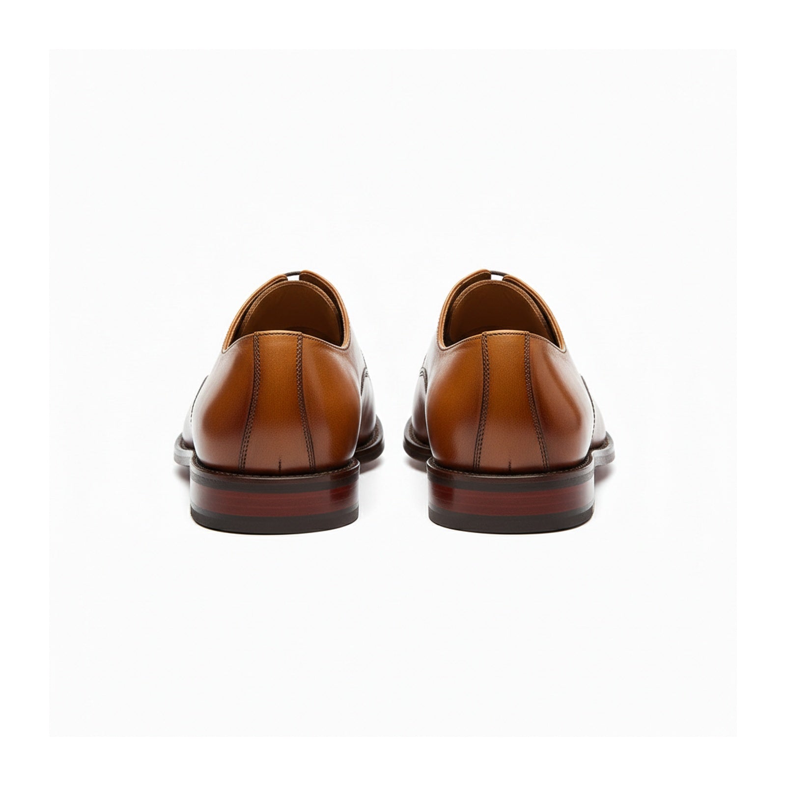 back-view - Men's Cow Leather Derbies Dress Shoes