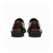 back-view - Men's Cow Leather Penny Loafers