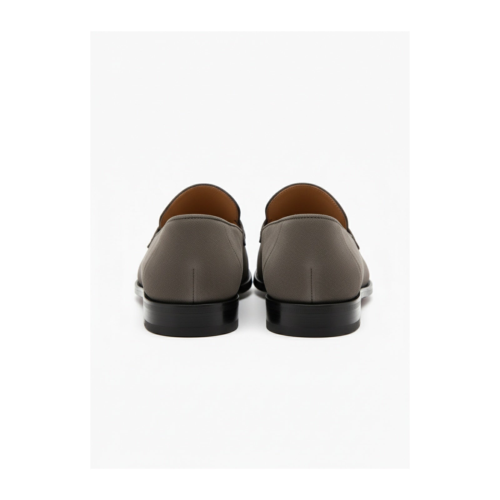 back-view - Men's Cow Leather Suede Penny Loafers