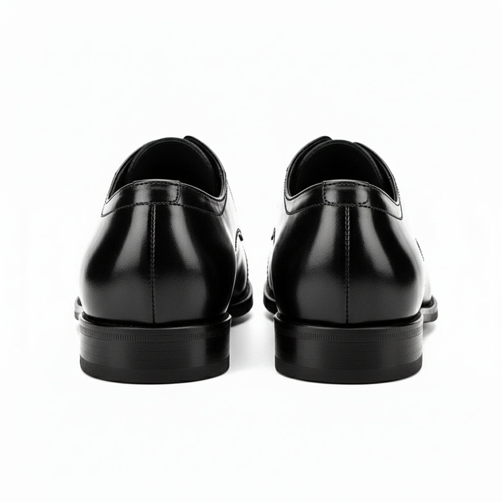 back-view - Men's Full Grain Leather Brogue Dress Shoes