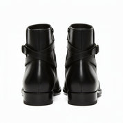 back-view - Men's Full Grain Leather Classic Dress Boots