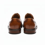 back-view - Men's Full-Grain Leather Classic Dress Shoes