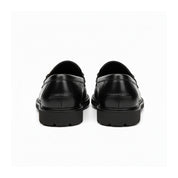 back-view - Men's Glossy Leather Slip-Ons