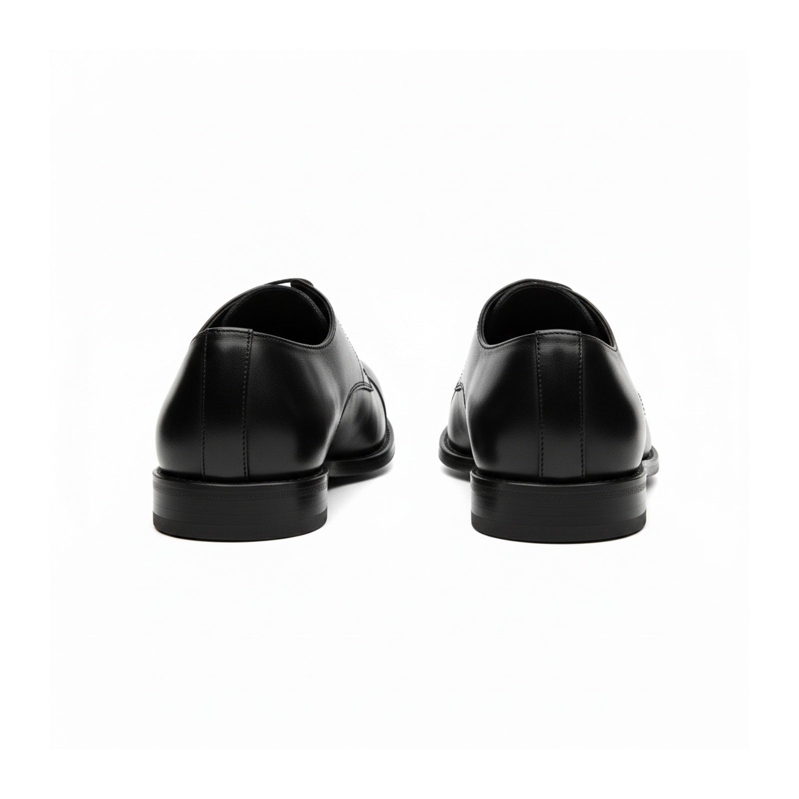 back-view - Men's Glossy Patent Leather Dress Shoes