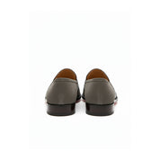 back-view - Men's Gray Suede Moccasin Loafers