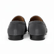 back-view - Men's Leather & Suede Moccasin Loafers