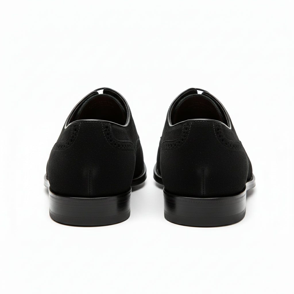 back-view - Men's Leather & Suede Oxford Shoes