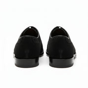 back-view - Men's Leather & Suede Oxford Shoes