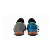 Men's Leather Wingtip Brogue Shoes - back-view